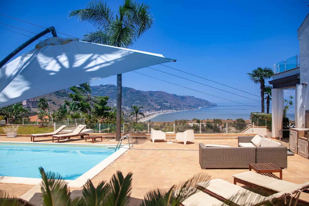 Luxury Taorum Villa With Spectacular Sea Views In Taormina Exterior foto