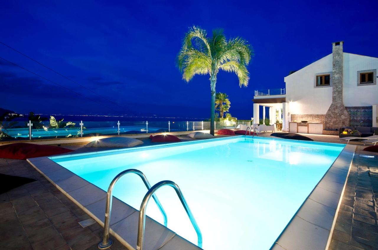 Luxury Taorum Villa With Spectacular Sea Views In Taormina Exterior foto