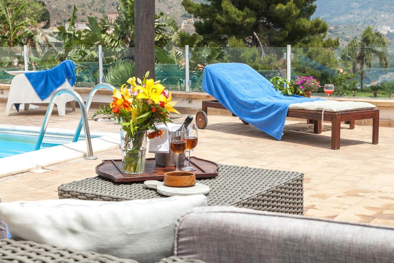 Luxury Taorum Villa With Spectacular Sea Views In Taormina Exterior foto